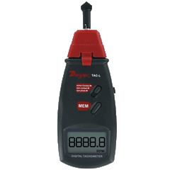 Dwyer Model TAC-L Portable Digital Tachometer